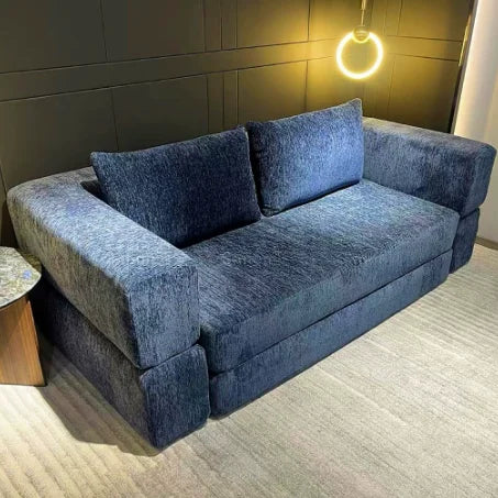 Canapé Prestige modulable en U, velours compressé
