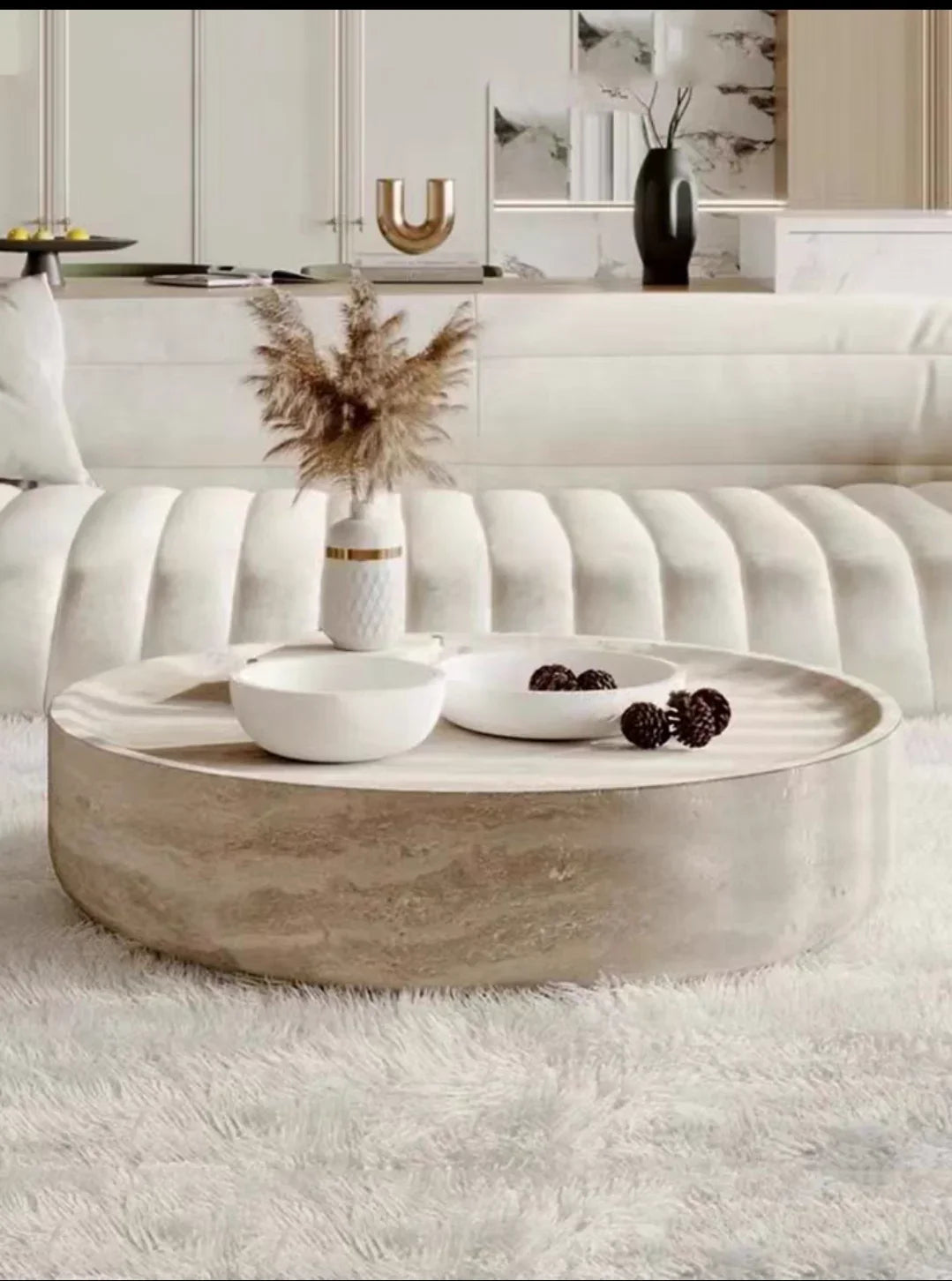 Table Basse Ronde Japonaise Prestige