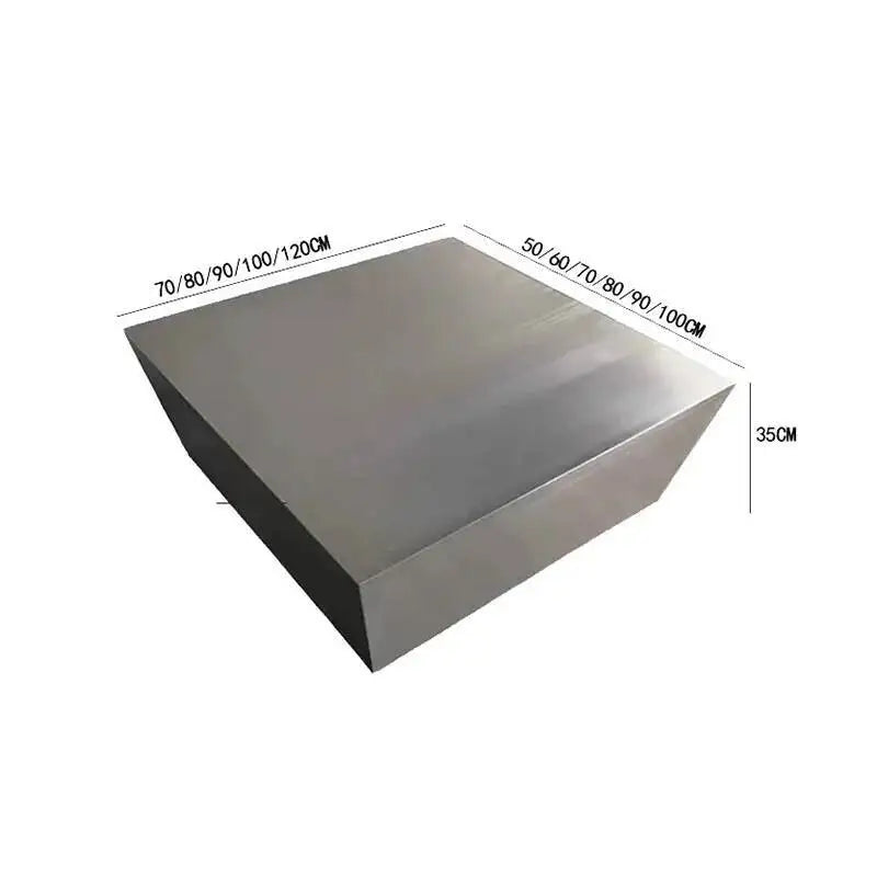 Table basse Prestige rectangulaire en bois et métal