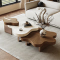 Table Basse Vintage Baroque Prestige en Bois Sculpté