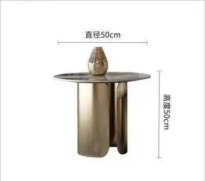 Table Basse Ronde Marbre Nordique Prestige