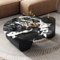 Table Basse Ronde Marbre Prestige