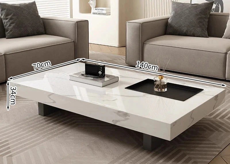 Table Basse Rectangulaire Verre Prestige