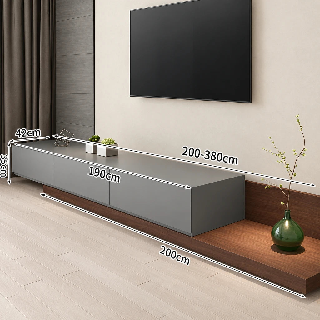 Meuble TV Nordique Lumina Prestige en Bois