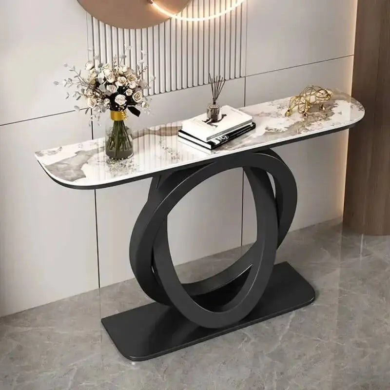Console Demi-Lune Métal Prestige