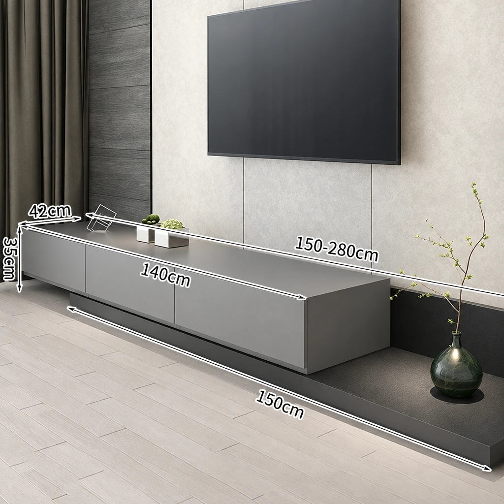 Meuble TV Nordique Lumina Prestige en Bois