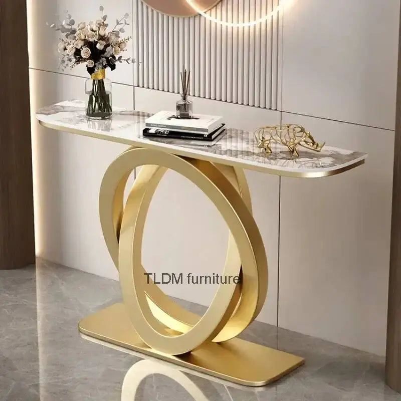 Console Demi-Lune Métal Prestige