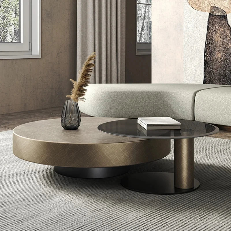 Table Basse Ronde Métal Prestige