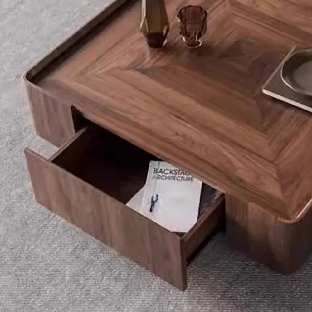 Table Basse Carrée Rangement Prestige