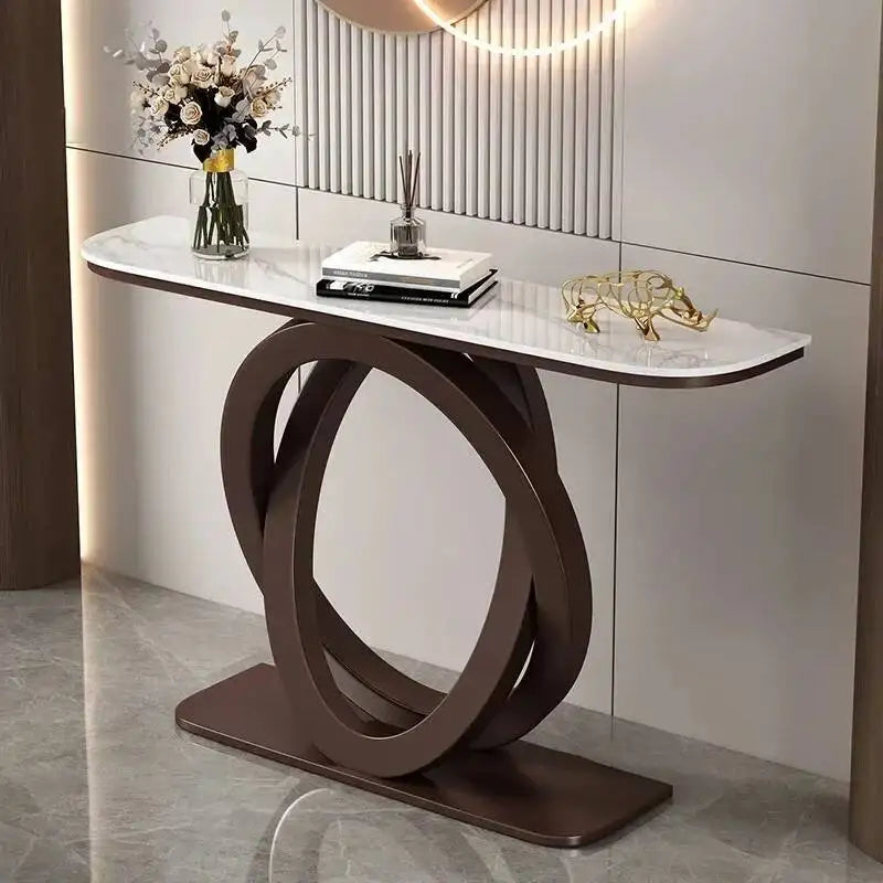 Console Demi-Lune Métal Prestige
