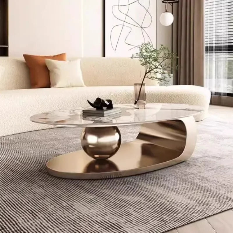 Table Basse Ovale Nordique Prestige