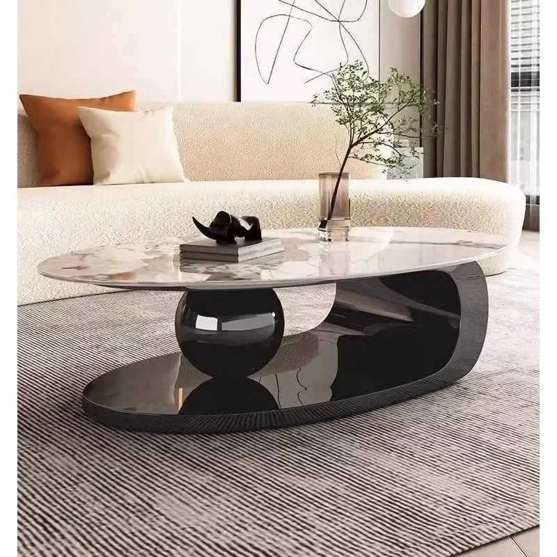 Table Basse Ovale Nordique Prestige