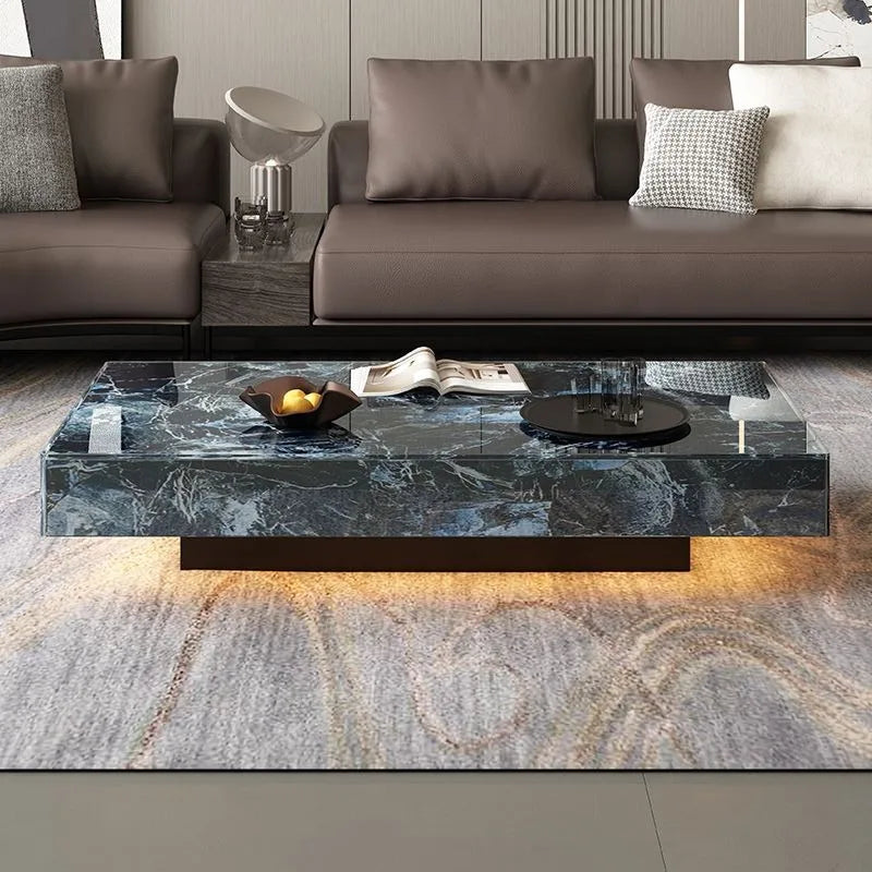 Table Basse Rectangulaire Verre Prestige