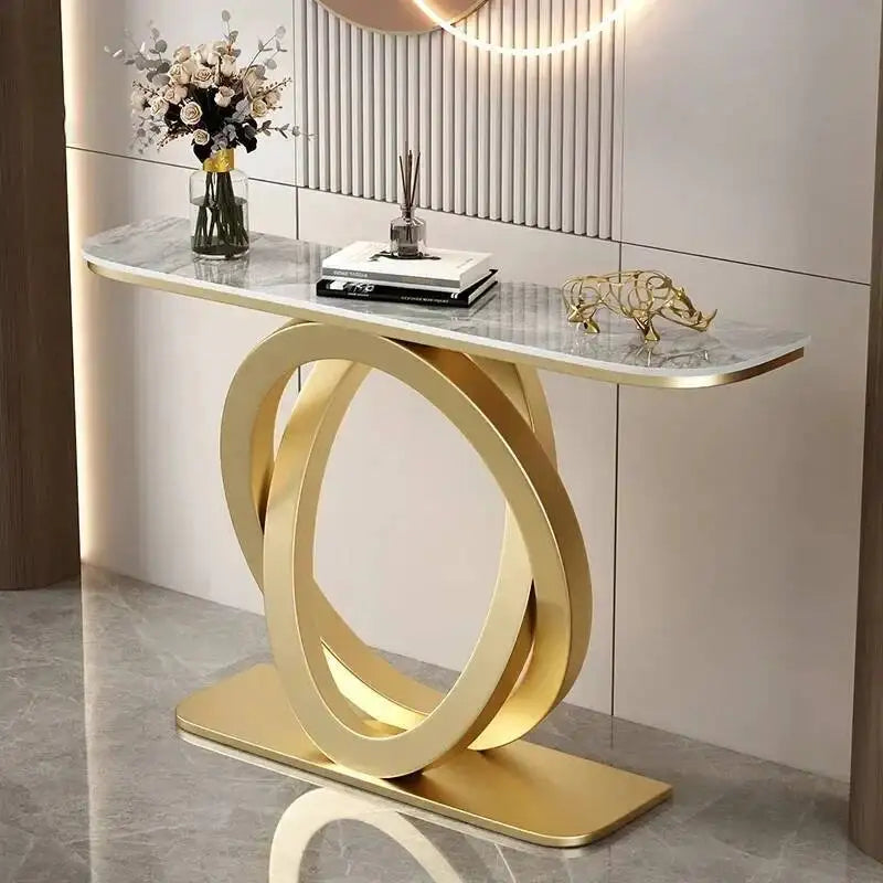 Console Demi-Lune Métal Prestige