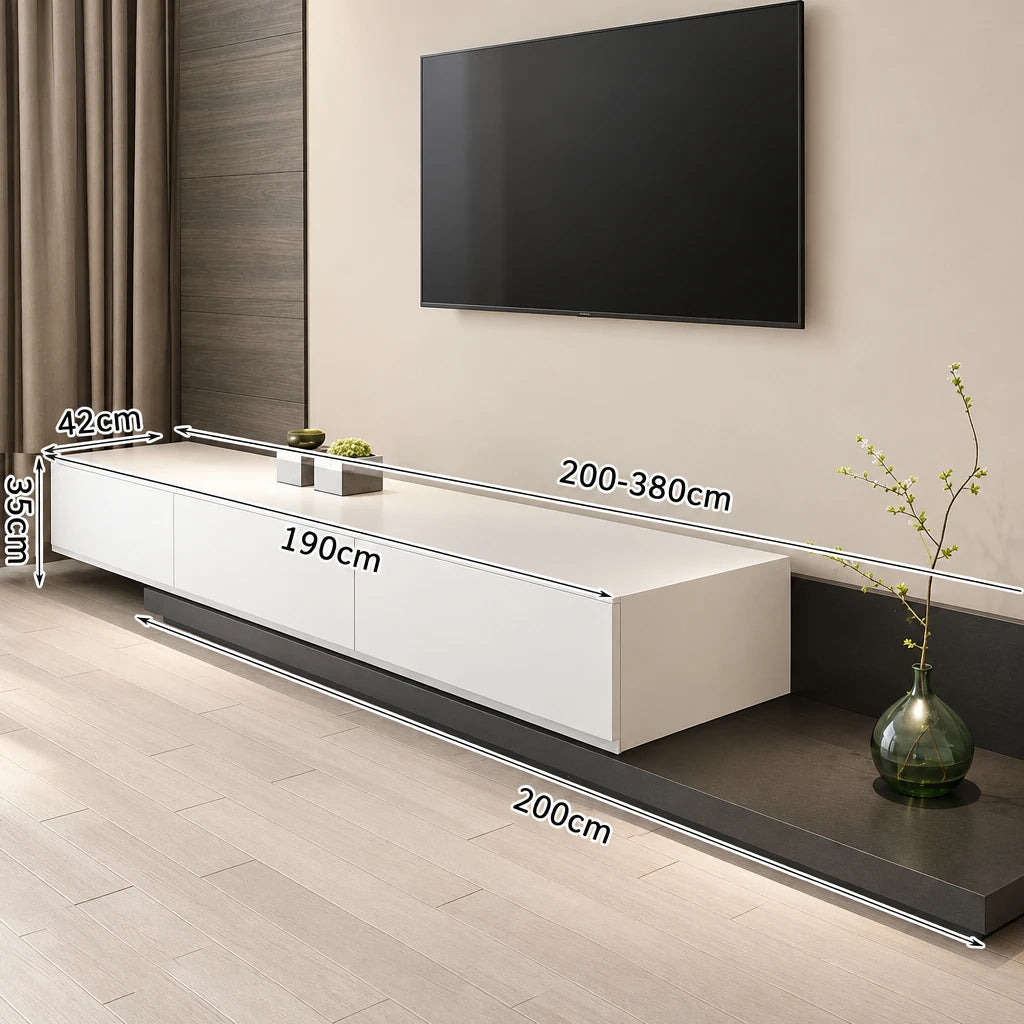 Meuble TV Nordique Lumina Prestige en Bois