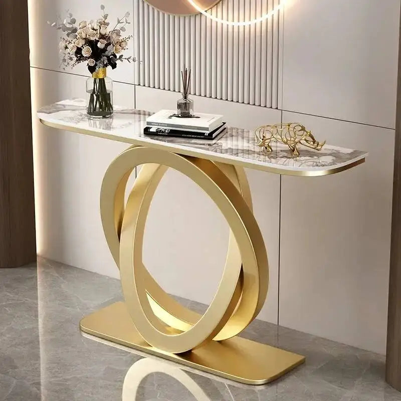 Console Demi-Lune Métal Prestige