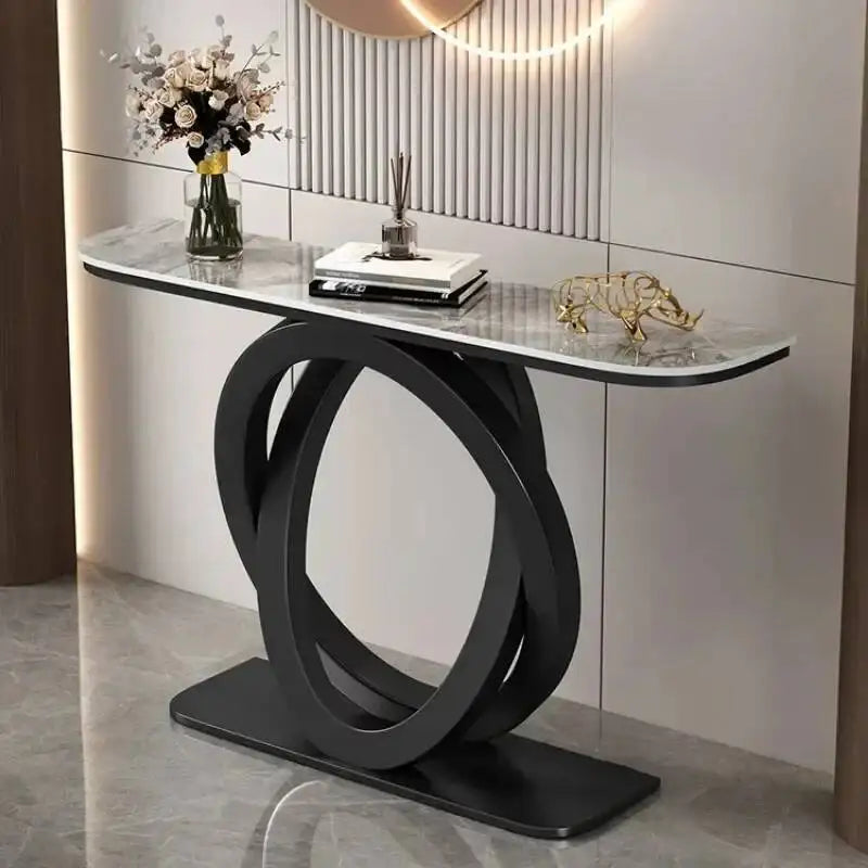 Console Demi-Lune Métal Prestige