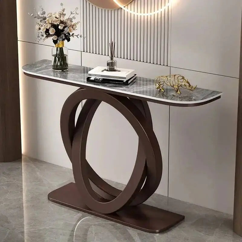 Console Demi-Lune Métal Prestige