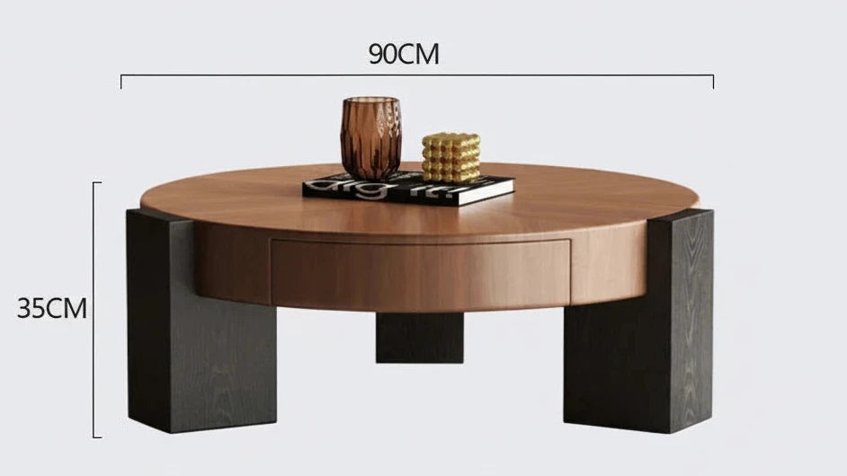 Table Basse Ronde Wabi-Sabi Prestige