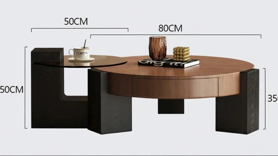Table Basse Ronde Wabi-Sabi Prestige