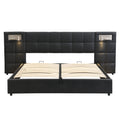Lit Prestige 180 × 200 cm avec coffre, USB et éclairage