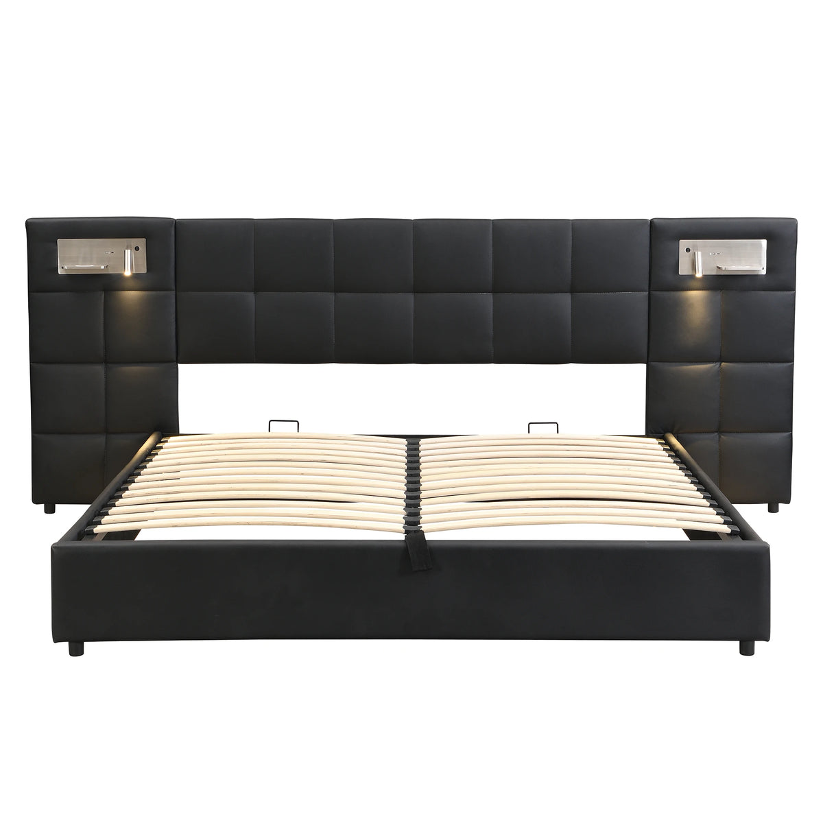 Lit Prestige 180 × 200 cm avec coffre, USB et éclairage