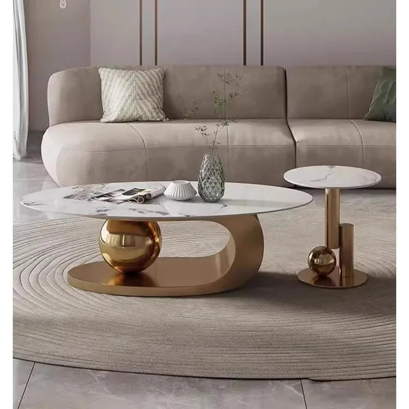 Table Basse Ovale Nordique Prestige