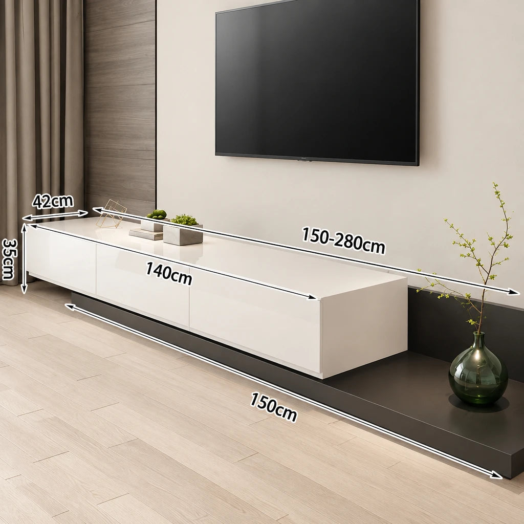 Meuble TV Nordique Lumina Prestige en Bois