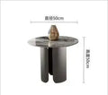 Table Basse Ronde Marbre Nordique Prestige