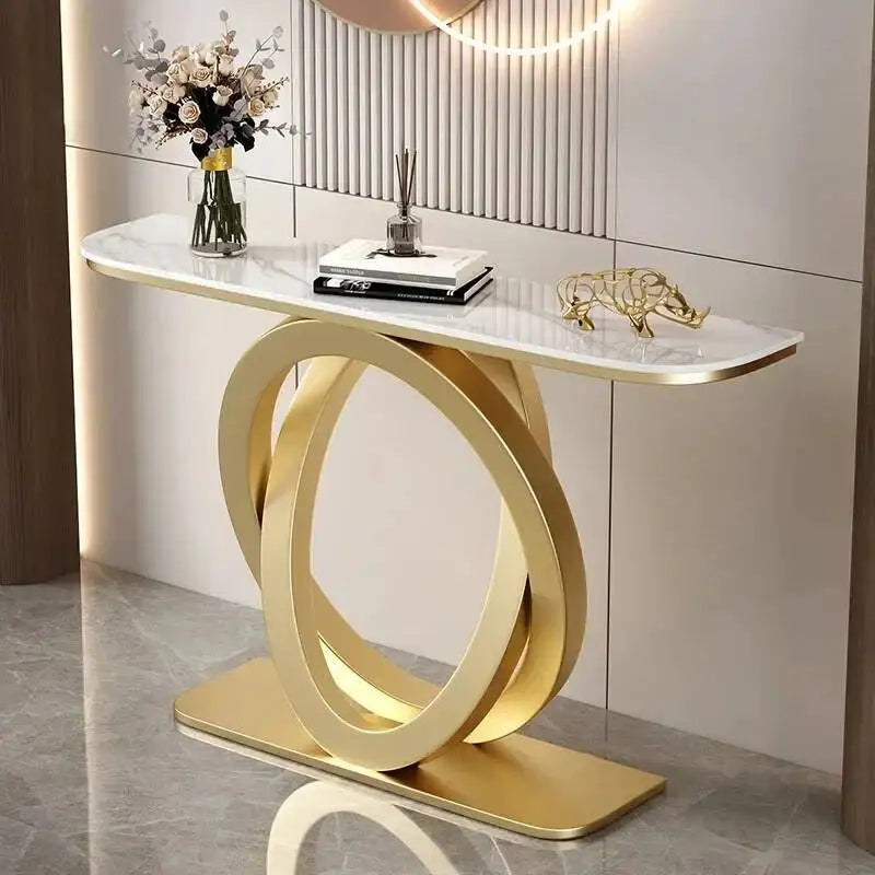 Console Demi-Lune Métal Prestige