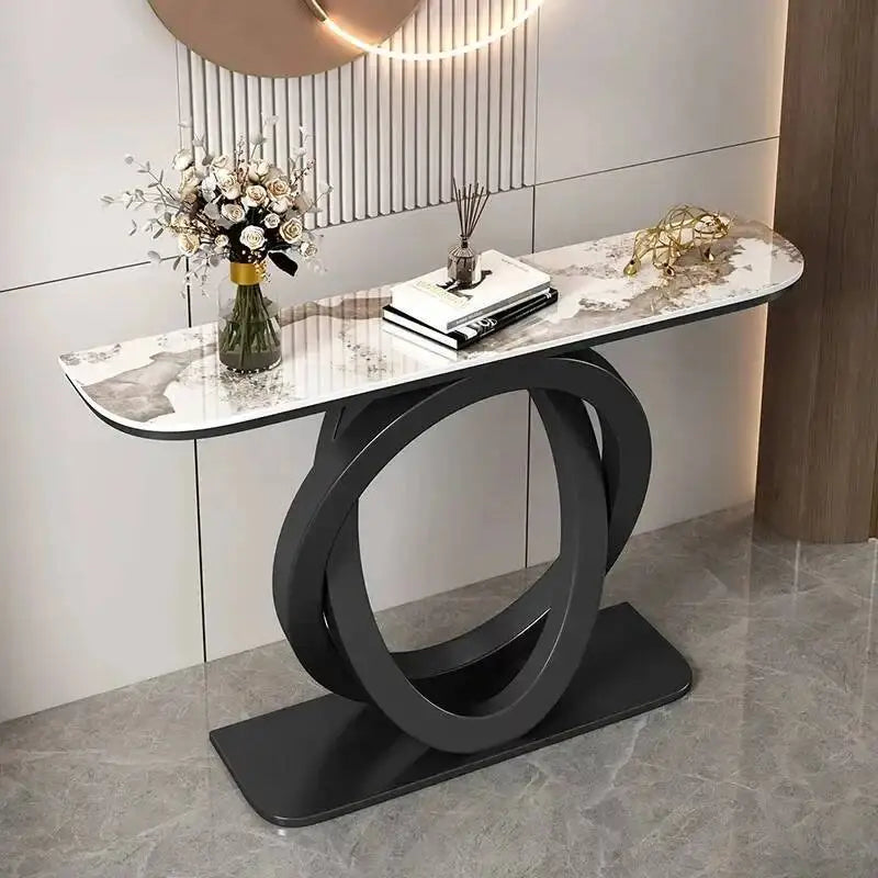 Console Demi-Lune Métal Prestige