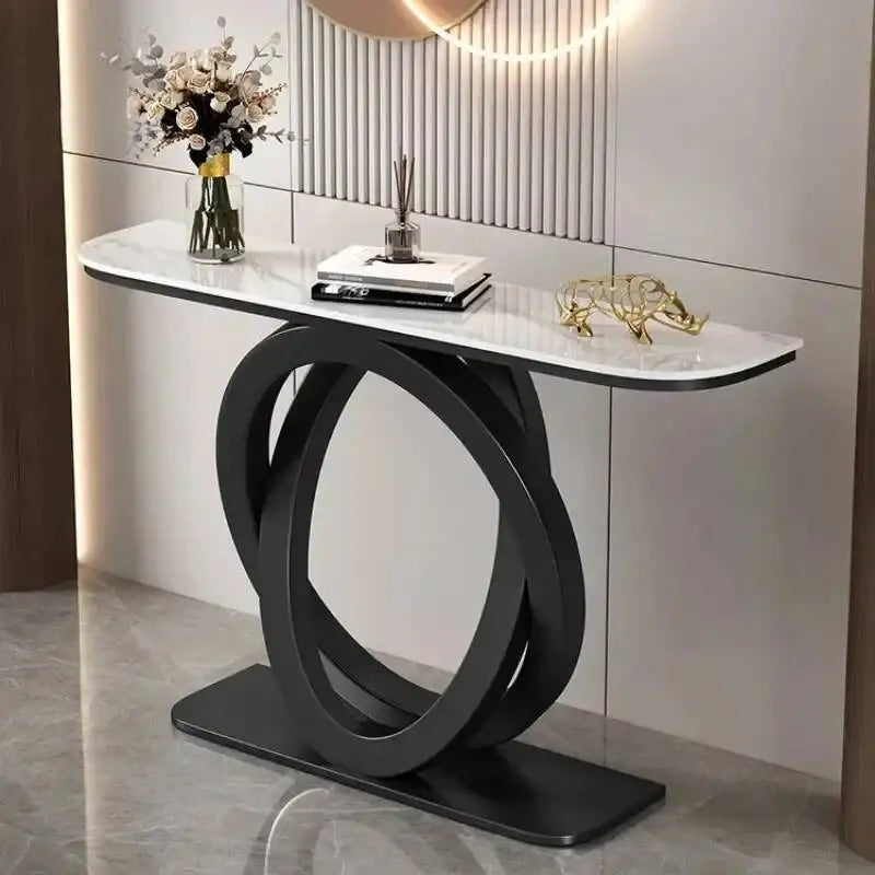 Console Demi-Lune Métal Prestige