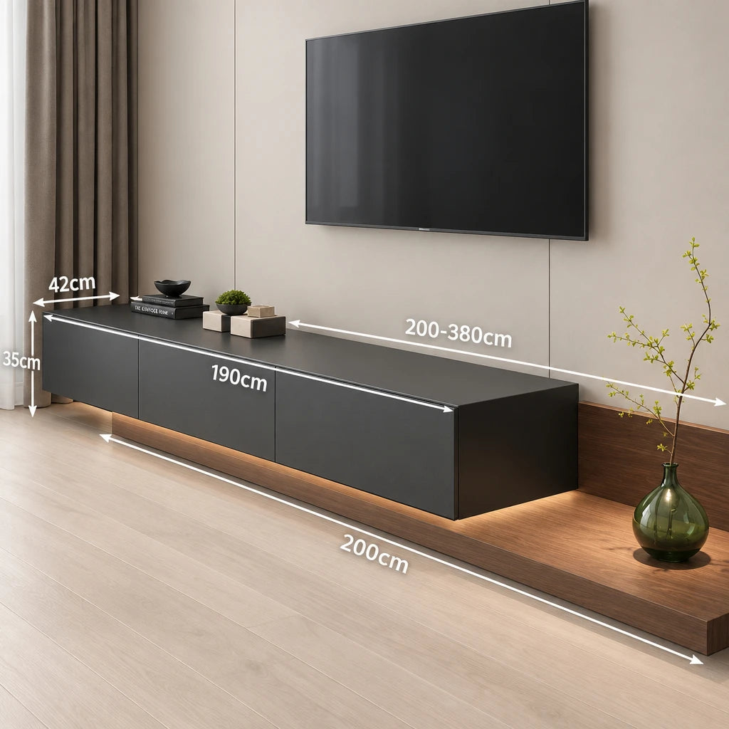Meuble TV Nordique Lumina Prestige en Bois