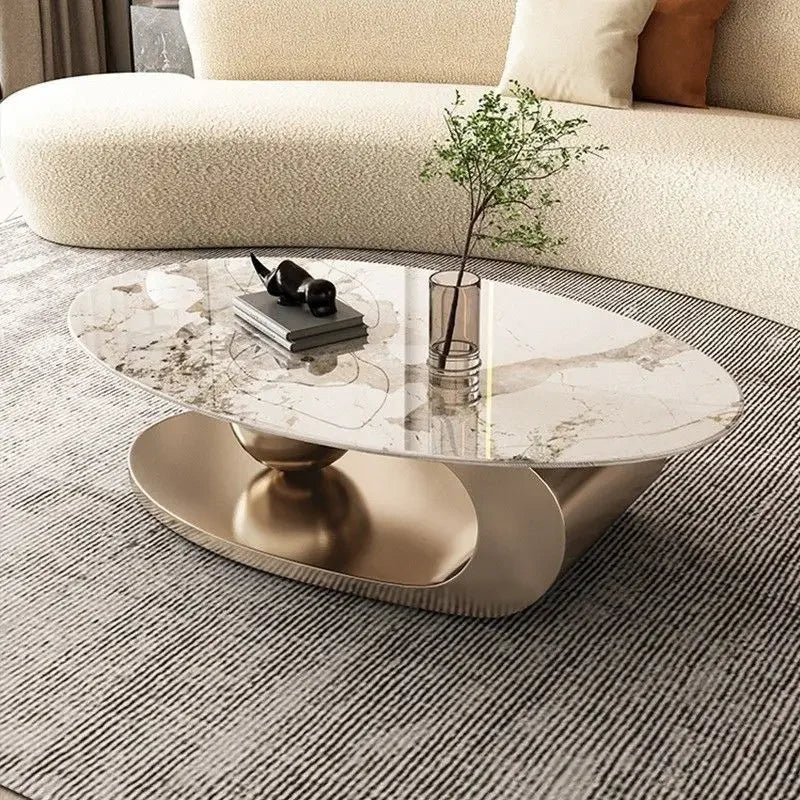 Table Basse Ovale Nordique Prestige