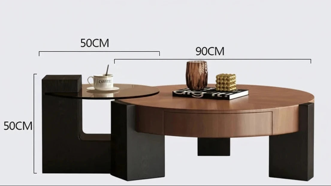 Table Basse Ronde Wabi-Sabi Prestige