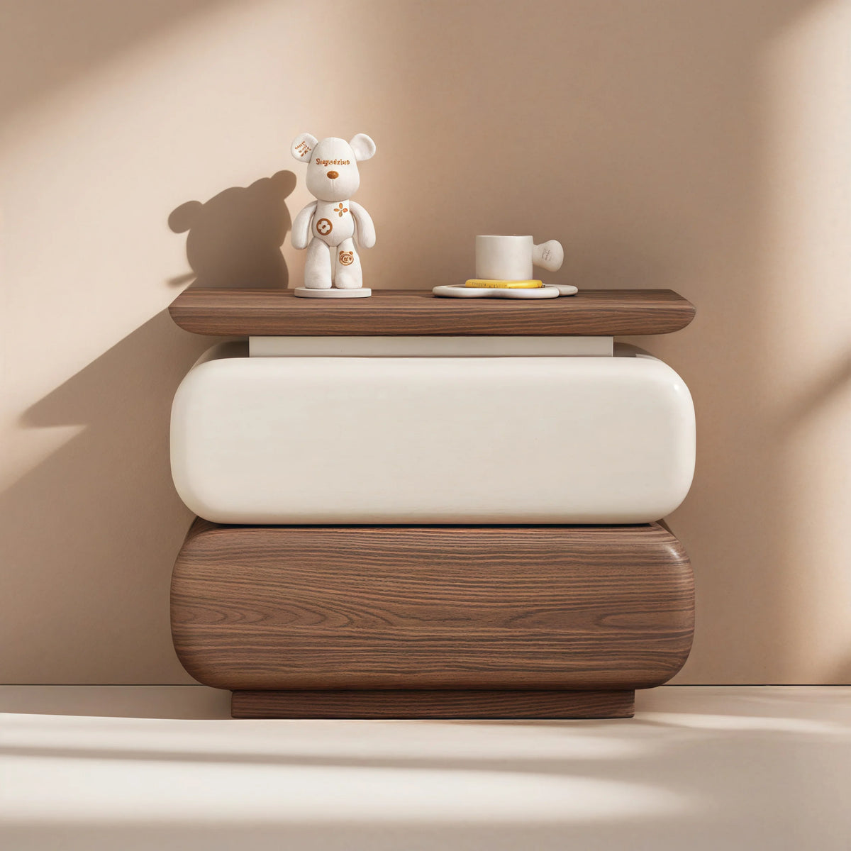 Table de Chevet Crème Ivoire Prestige