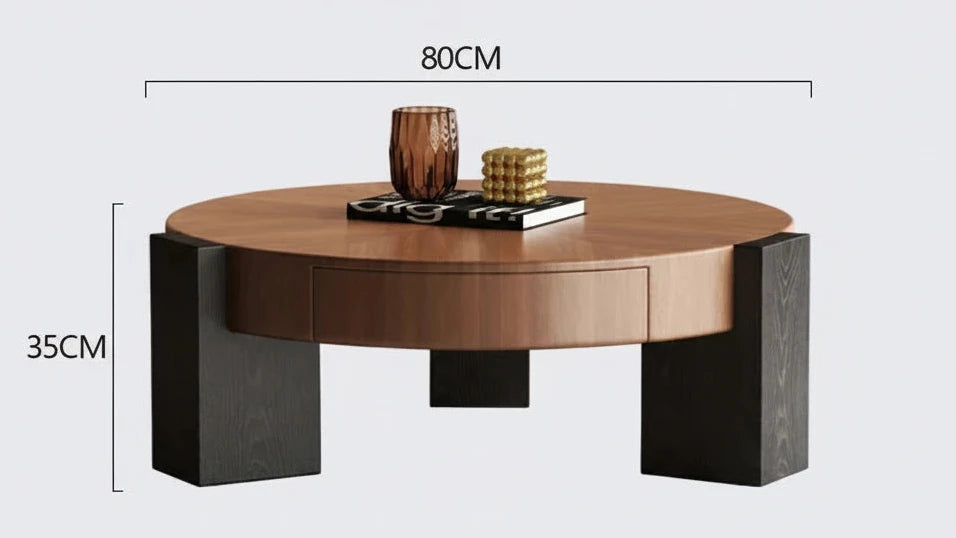 Table Basse Ronde Wabi-Sabi Prestige