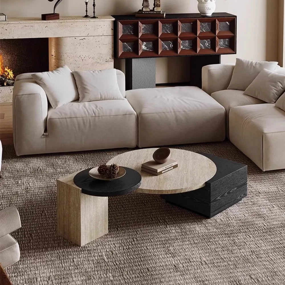Table Basse Marbre Naturel Serena Prestige