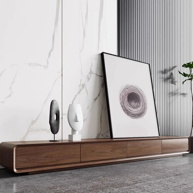 Meuble TV Prestige nordique en bois, 160 cm