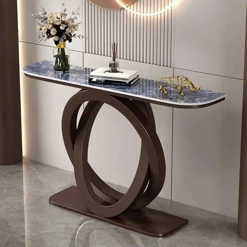 Console Demi-Lune Métal Prestige