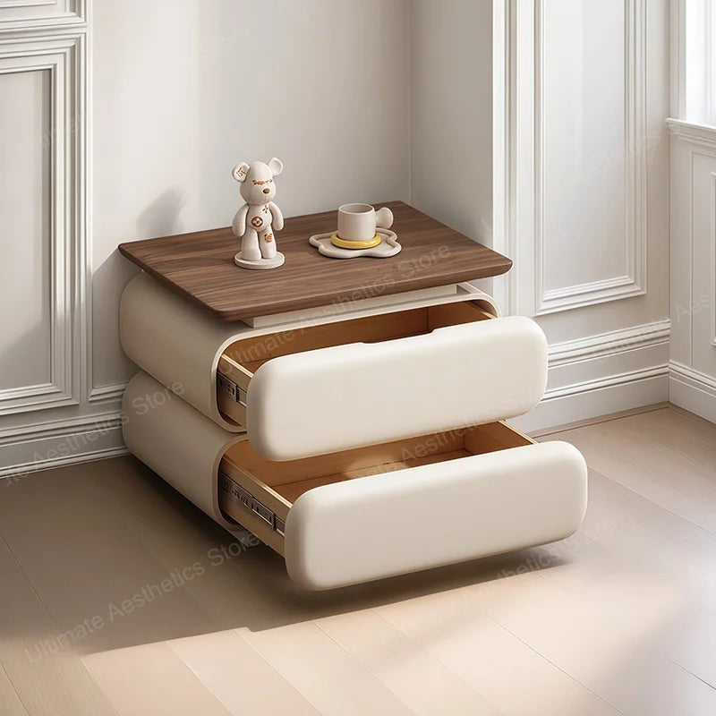Table de Chevet Crème Ivoire Prestige