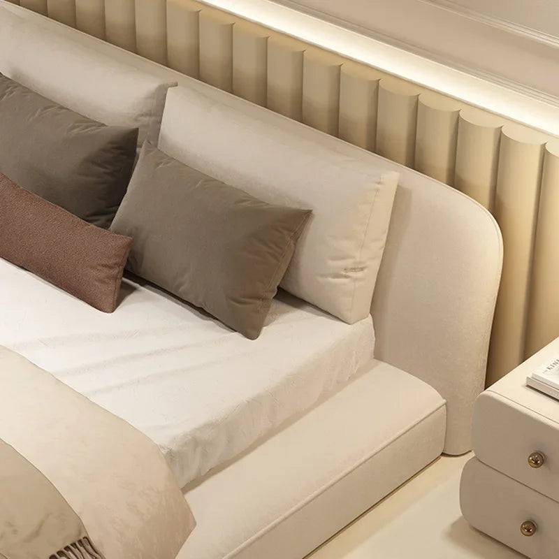 Lit Coffre Prestige en Bois au Style Contemporain
