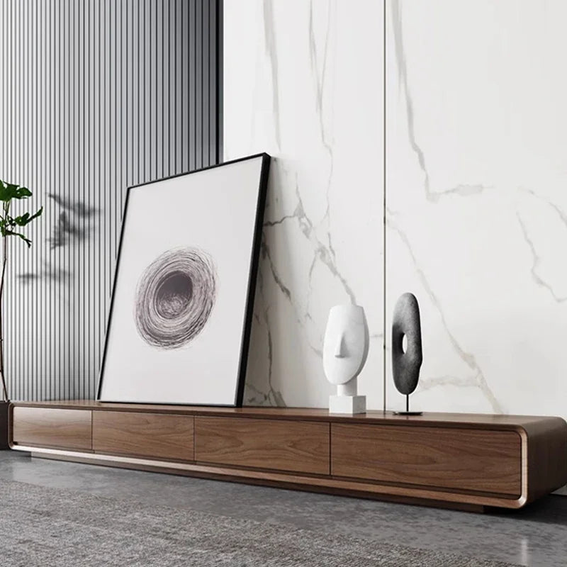 Meuble TV Prestige nordique en bois, 160 cm