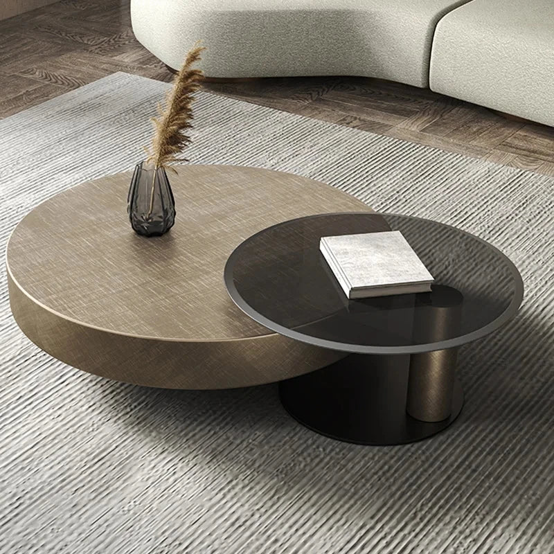 Table Basse Ronde Métal Prestige
