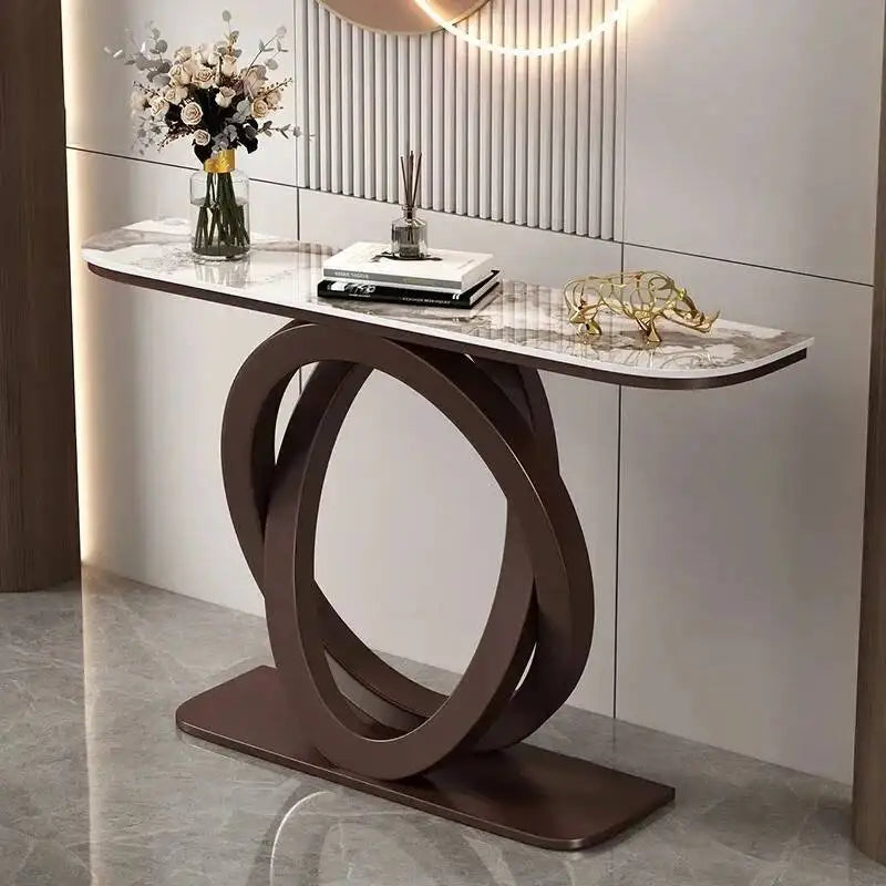 Console Demi-Lune Métal Prestige
