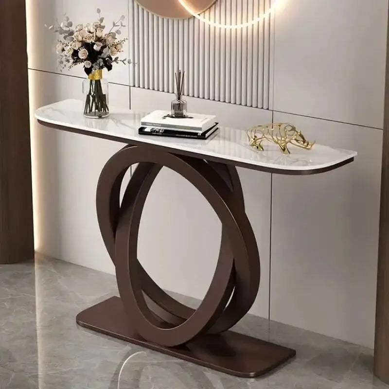 Console Demi-Lune Métal Prestige