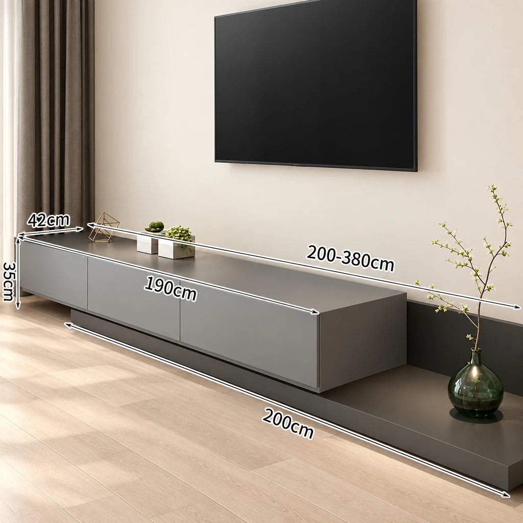 Meuble TV Nordique Lumina Prestige en Bois