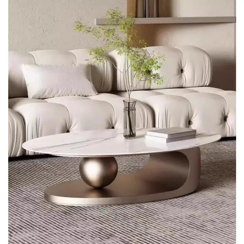Table Basse Ovale Nordique Prestige