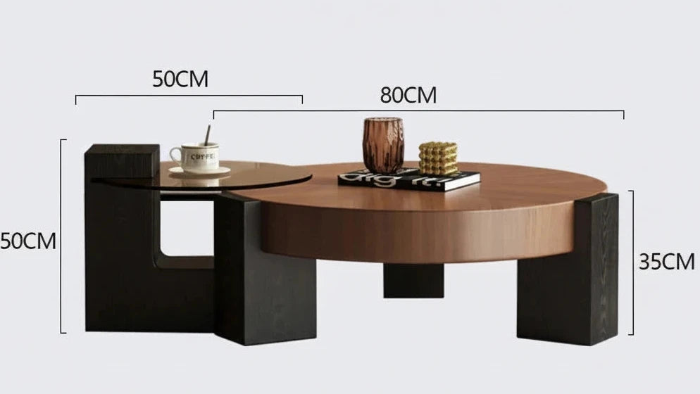 Table Basse Ronde Wabi-Sabi Prestige