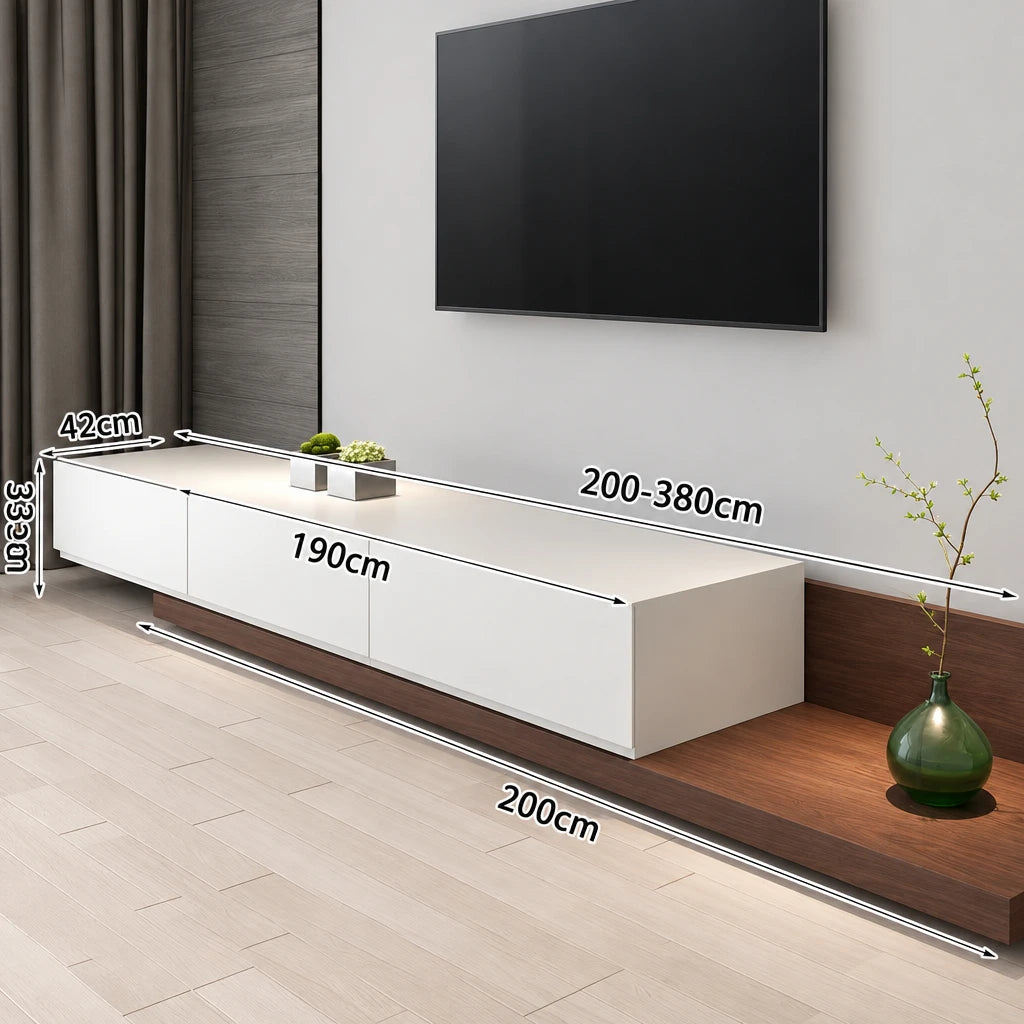 Meuble TV Nordique Lumina Prestige en Bois